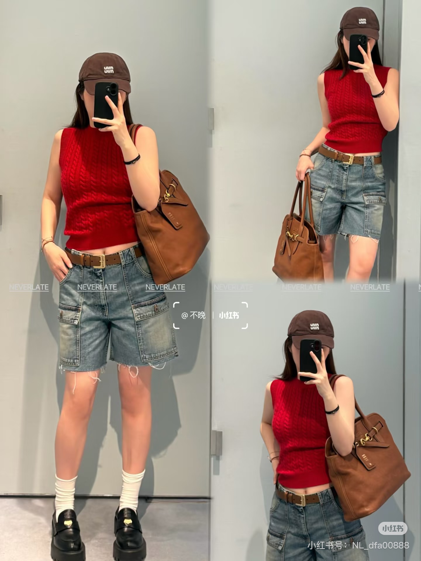 NO:716960,(Vest) miumiu26 new cashmere vest, limited edition. The bright red vest can look great with various colors of base. The front of this vest is very clean, and it has a simple small logo on the back. It is a must-have for layering!  ,,miumiu,19860909（背心）miumiu26新款羊绒背心,限定款 大红色的背心可以搭配各种颜色的打底都会很好看,这款背心前面是非常干净,简单的背后有一个小小的logo,叠穿必备款！,,miumiu,,Women's clothing