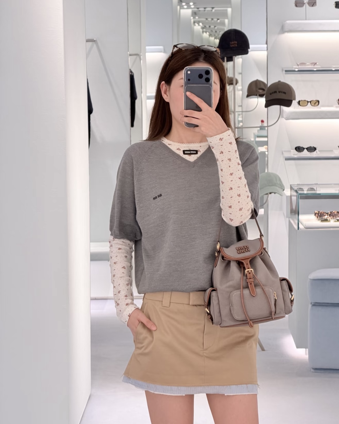 미우미우 여성 긴팔 126432 Miu Miu Long Sleeve 썸네일 이미지