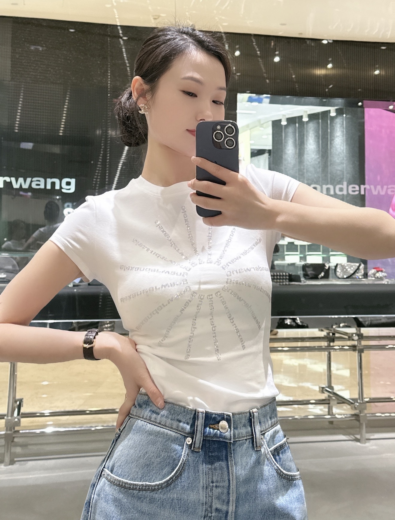 알렉산더왕 여성 반팔 127806 Alexander Wang T Shirt 썸네일 이미지