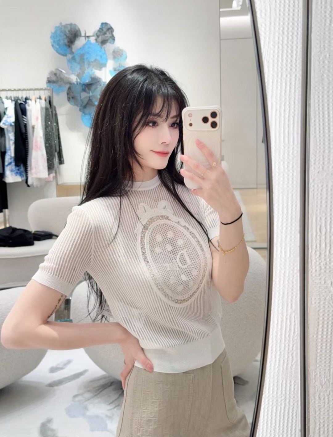 디올 여성 반팔 96533 Dior T Shirt