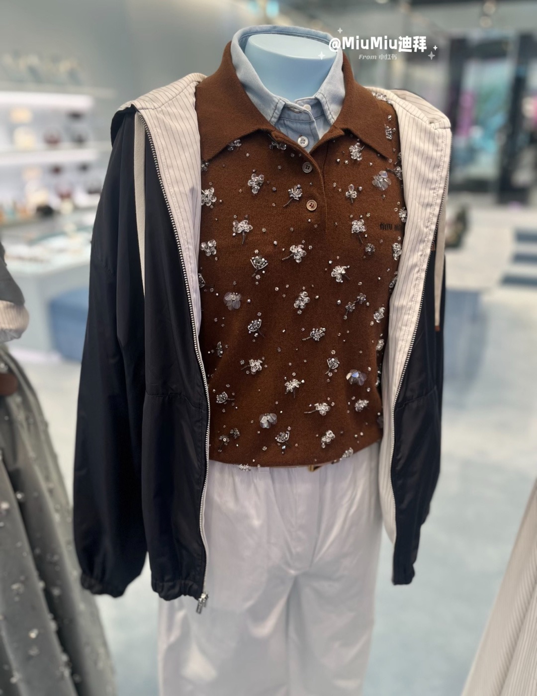 미우미우 여성 반팔 114793 Miu Miu T Shirt