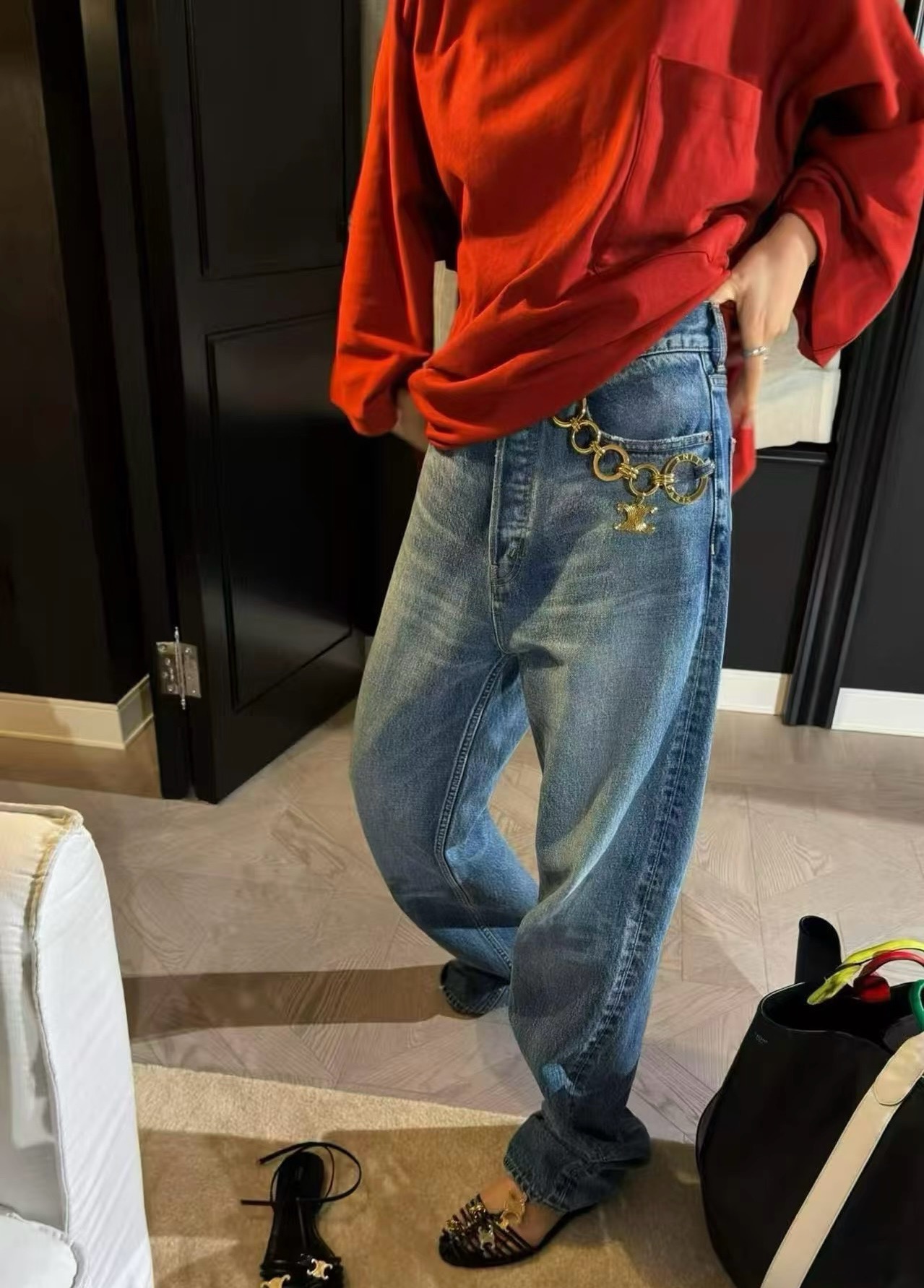 셀린느 여성 바지 114846 Celine Pants