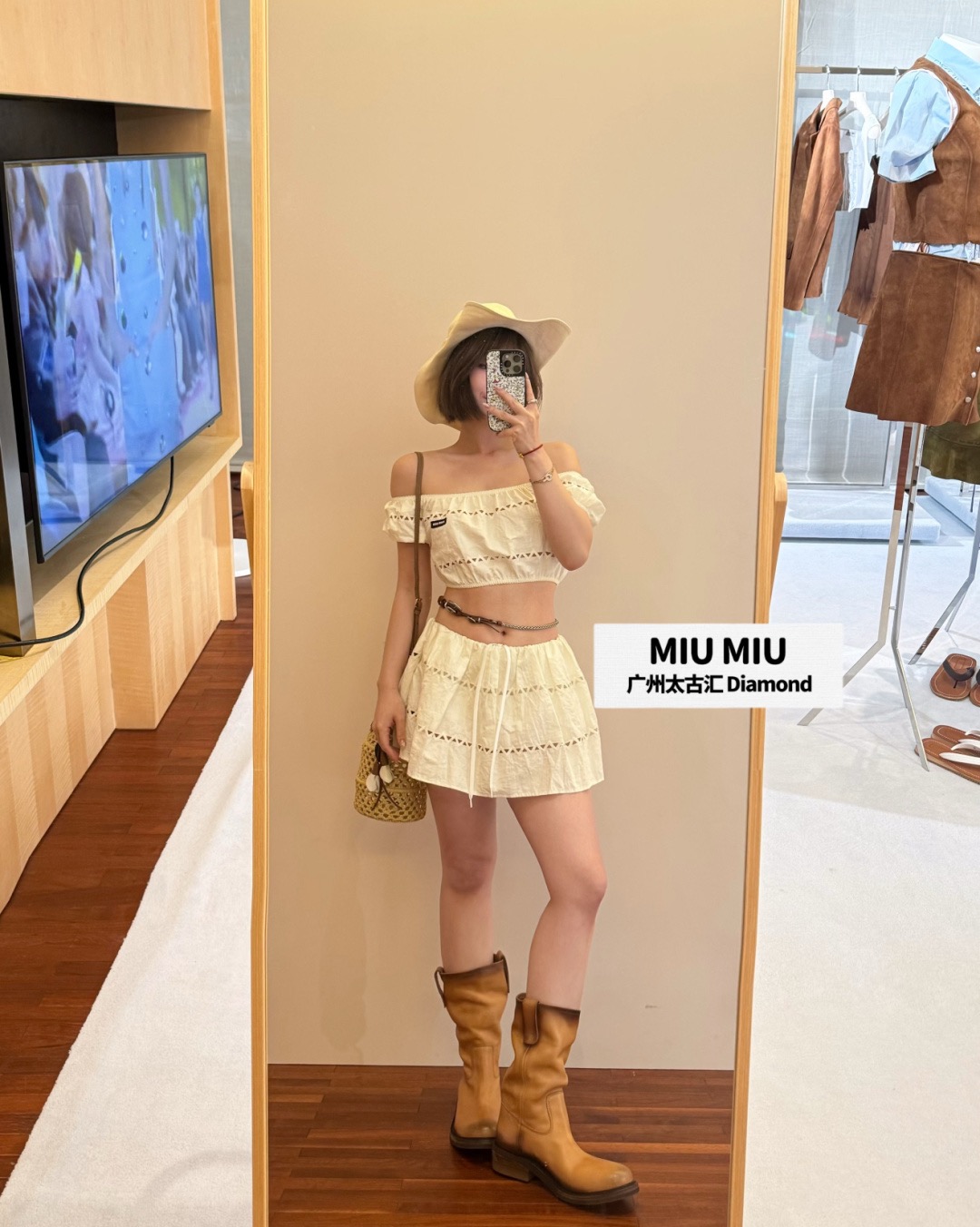 미우미우 여성 반팔 114805 Miu Miu T Shirt