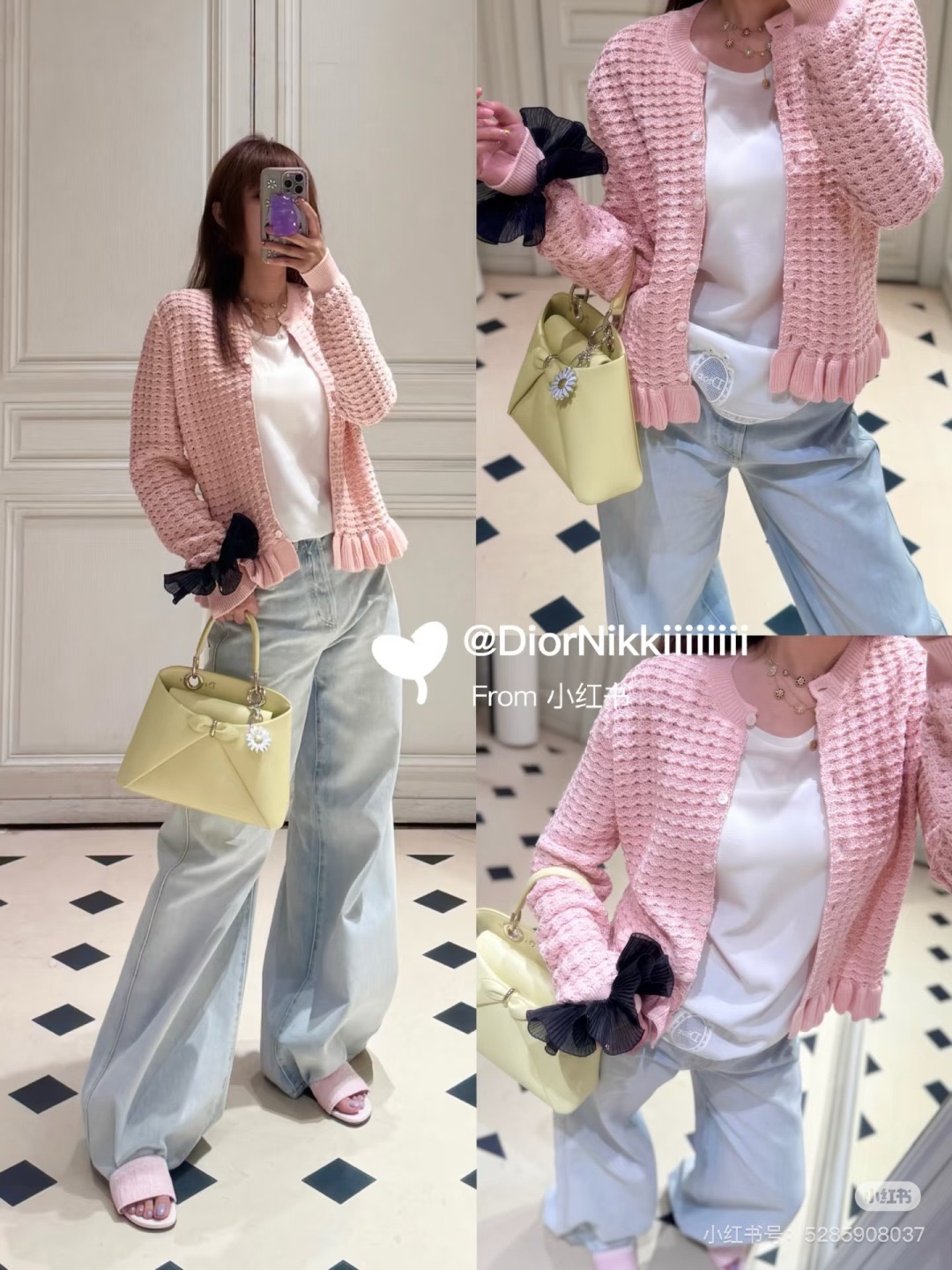 디올 여성 가디건 114810 Dior Cardigan