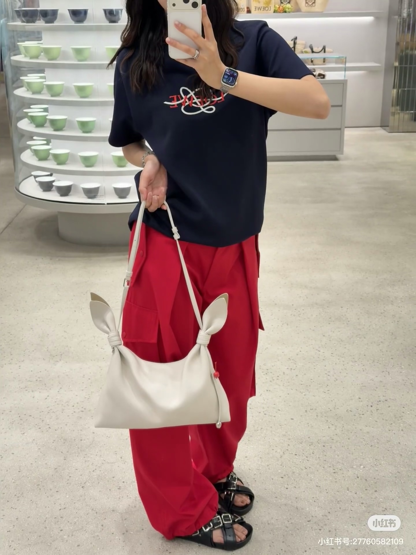 로에베 여성 반팔 143124 Loewe T Shirt 상세 이미지 2