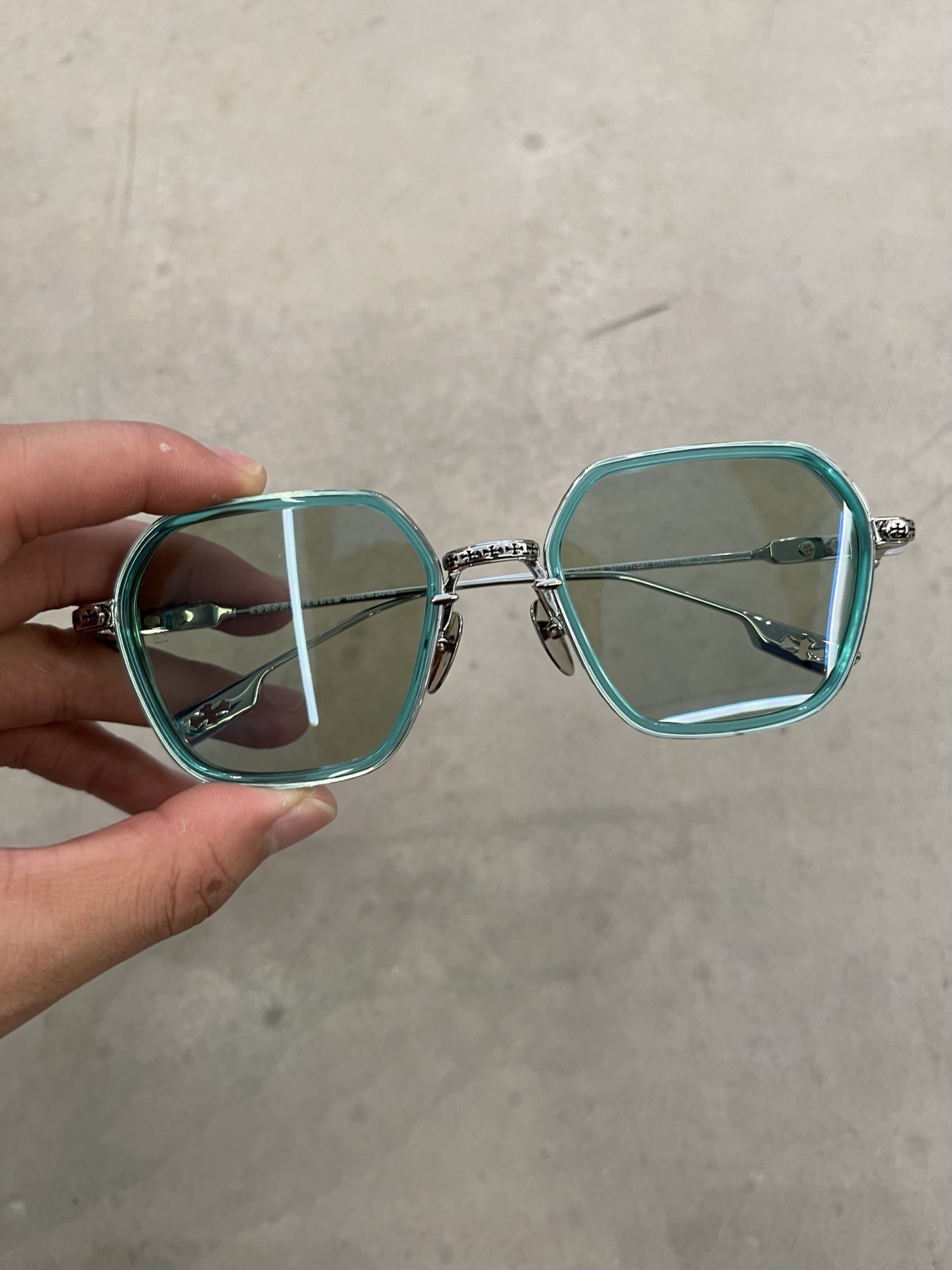 Chrome Hearts Hollow Cross Sunglasses