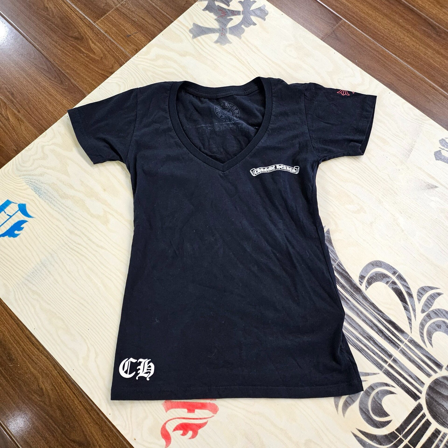 크롬하츠 여성 반팔 107443 Chrome Hearts T Shirt