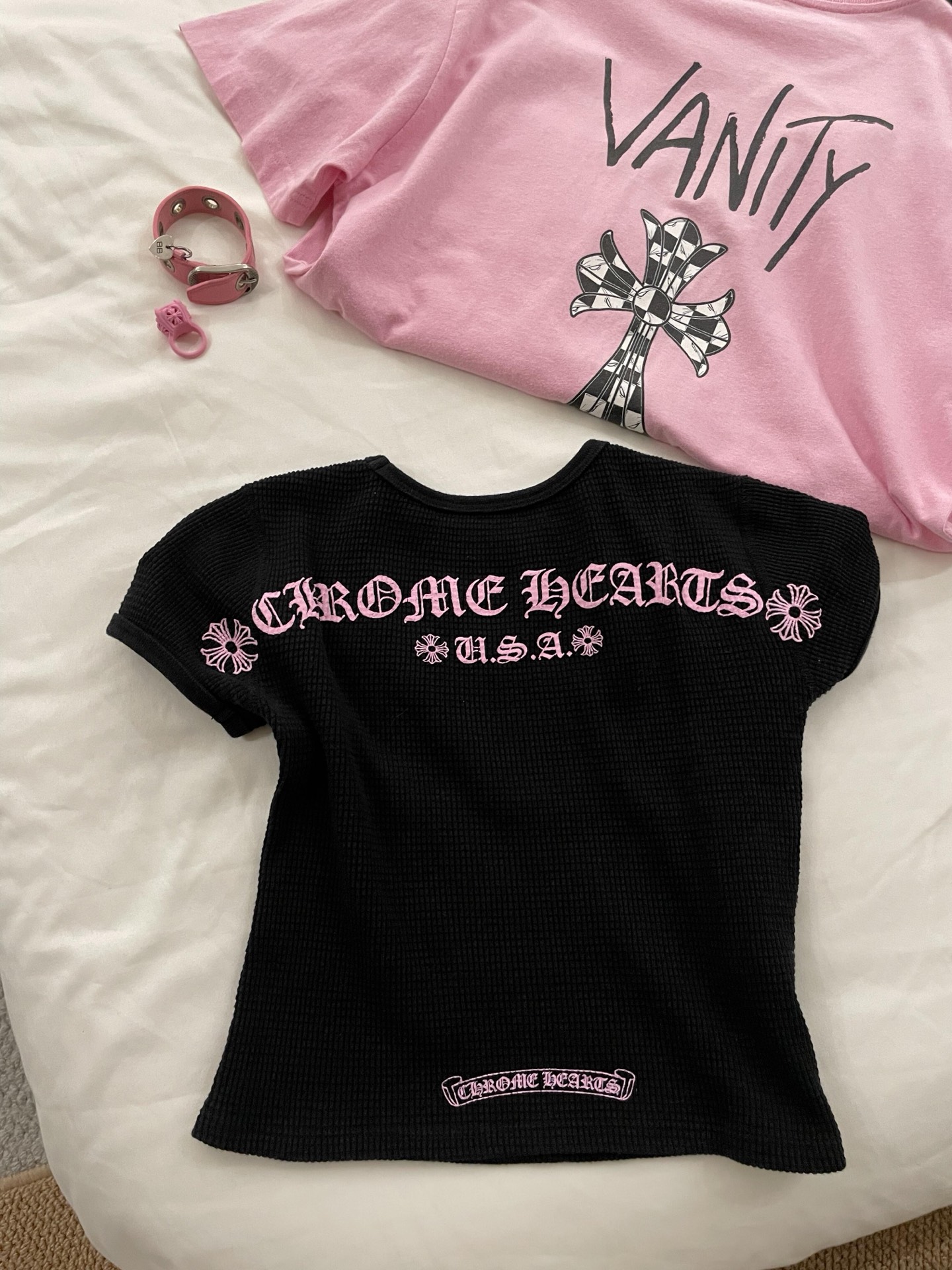 크롬하츠 여성 반팔 131915 Chrome Hearts T Shirt 썸네일 이미지