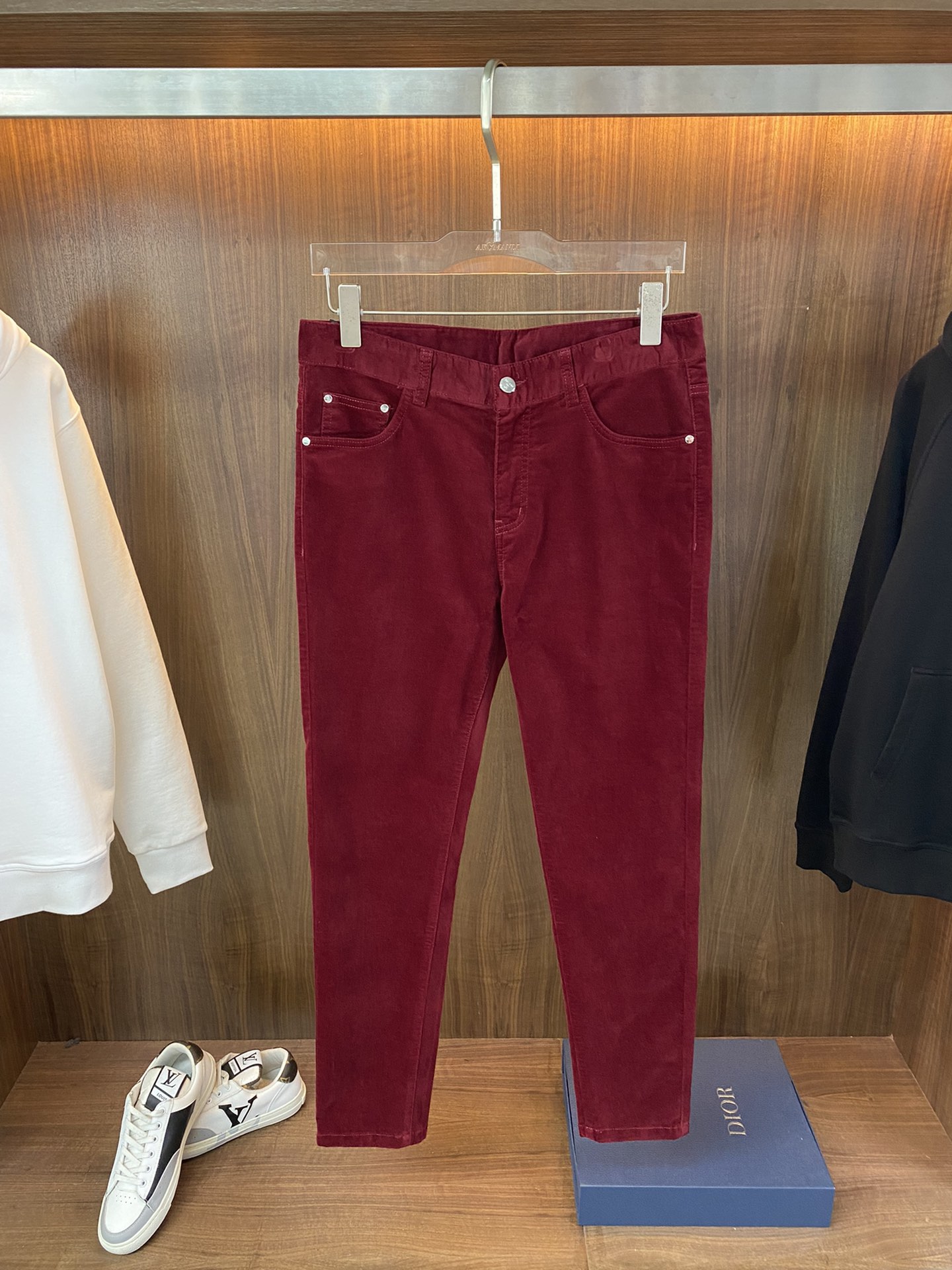 Dior Designer
 Clothing Pants & Trousers Corduroy Cotton Fashion Casual