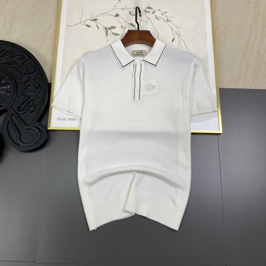 Retro-Inspired TL HERMES EMAZE Polo: Customized, Stylish, Unisex Fashion Statement - 图片 1
