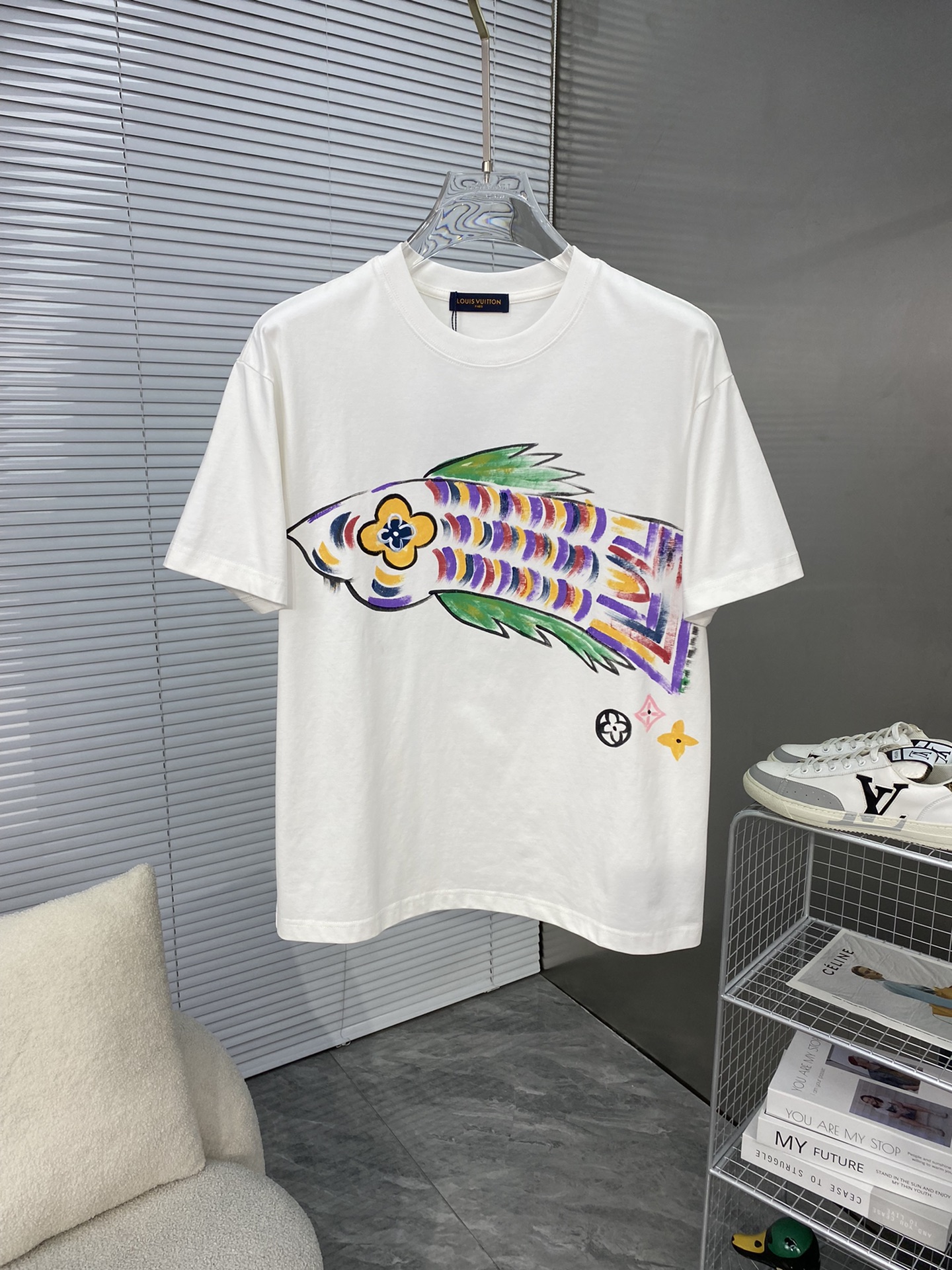 Louis Vuitton Kleidung T-Shirt Baumwolle Frühling/Sommer Kollektion Fashion Kurzarm