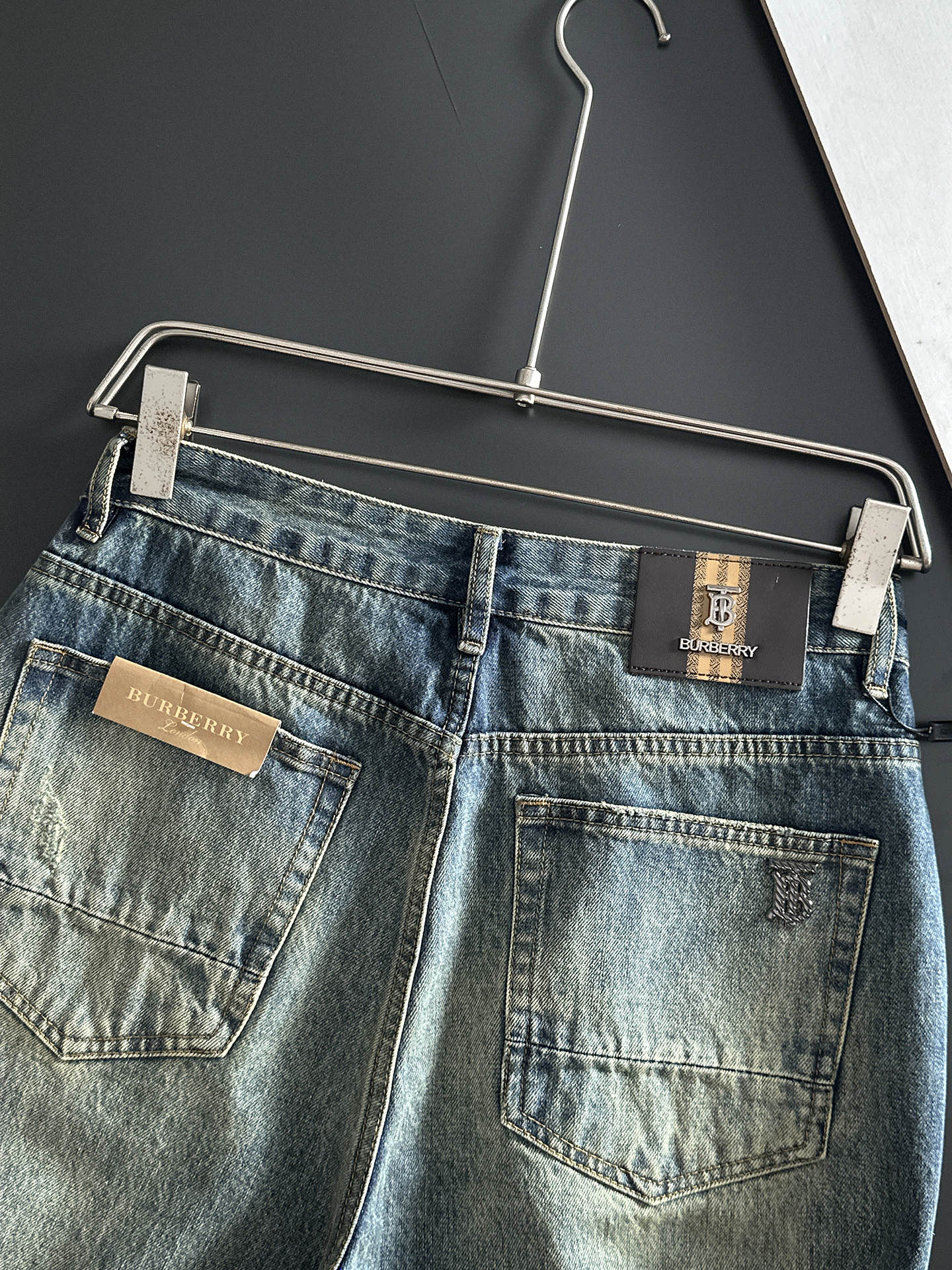 P800 BBR Cowboy Pocket Pants: Retro Gradient Style with Fine Details - 图片 5