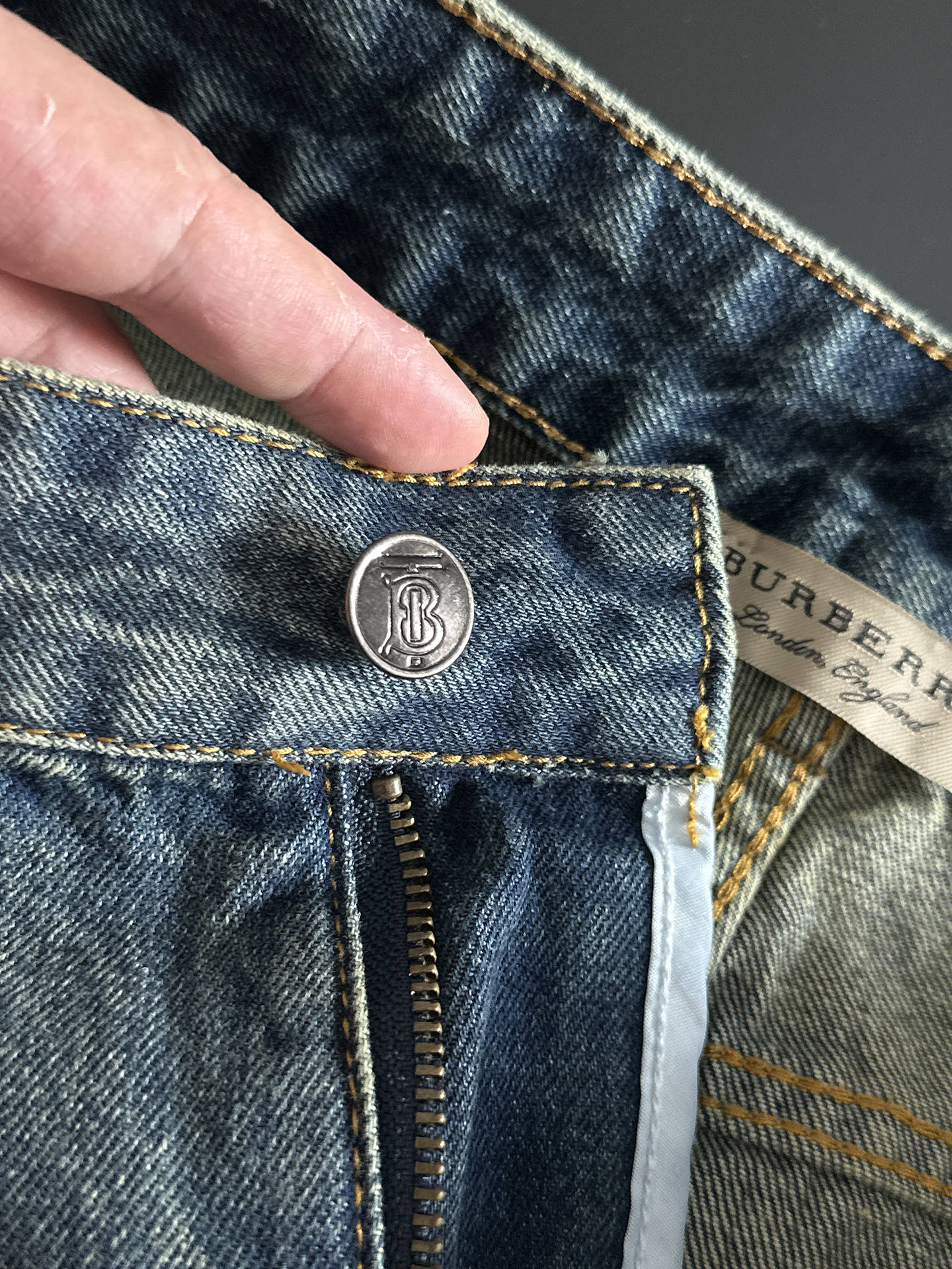 P800 BBR Cowboy Pocket Pants: Retro Gradient Style with Fine Details - 图片 8
