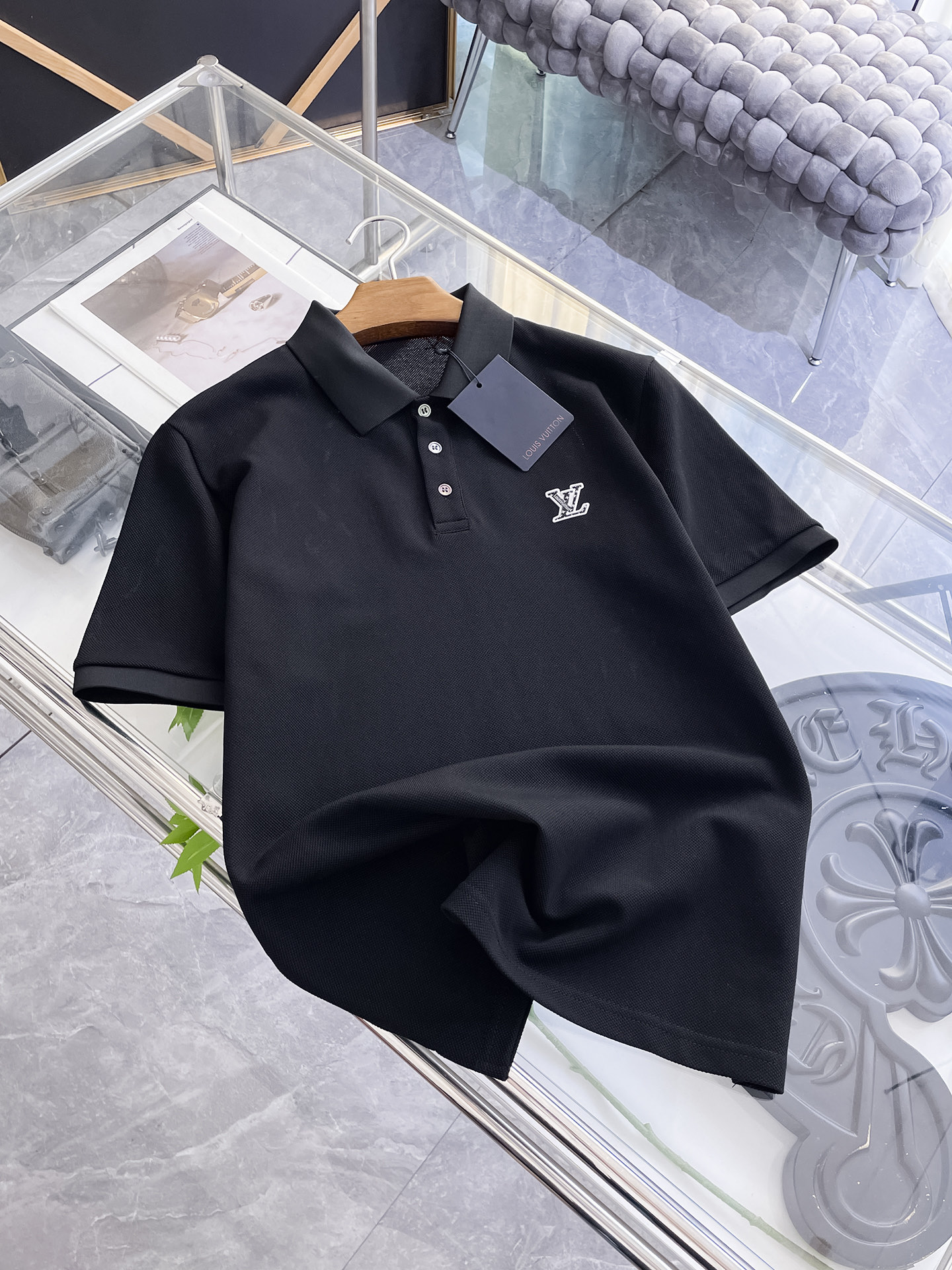 Louis Vuitton 2025 Spring-Summer Polo Shirt | Short Sleeve, Embroidered Logo 3 i1753168619166 768 0 2