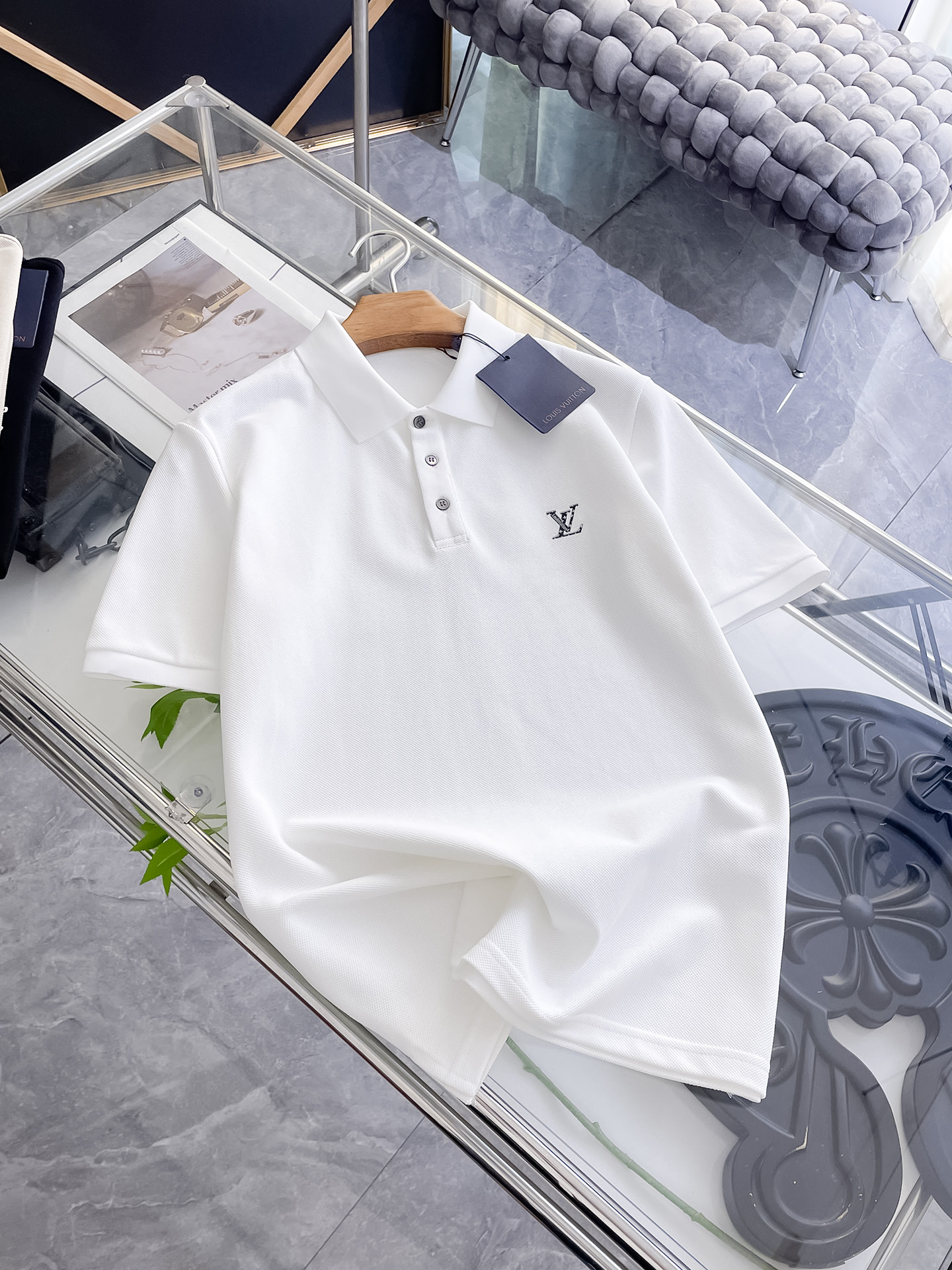 Louis Vuitton 2025 Spring-Summer Polo Shirt | Short Sleeve, Embroidered Logo 4 i1753168626921 8512 0 3