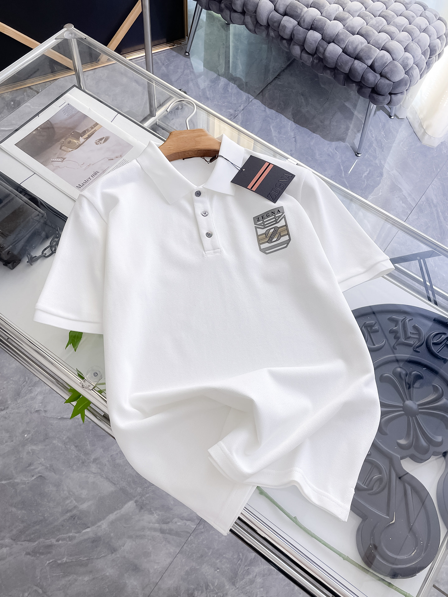 Zegna Men's Short Sleeve Polo Shirt | New Spring Summer Collection 4 i1753168744522 2159 0 3