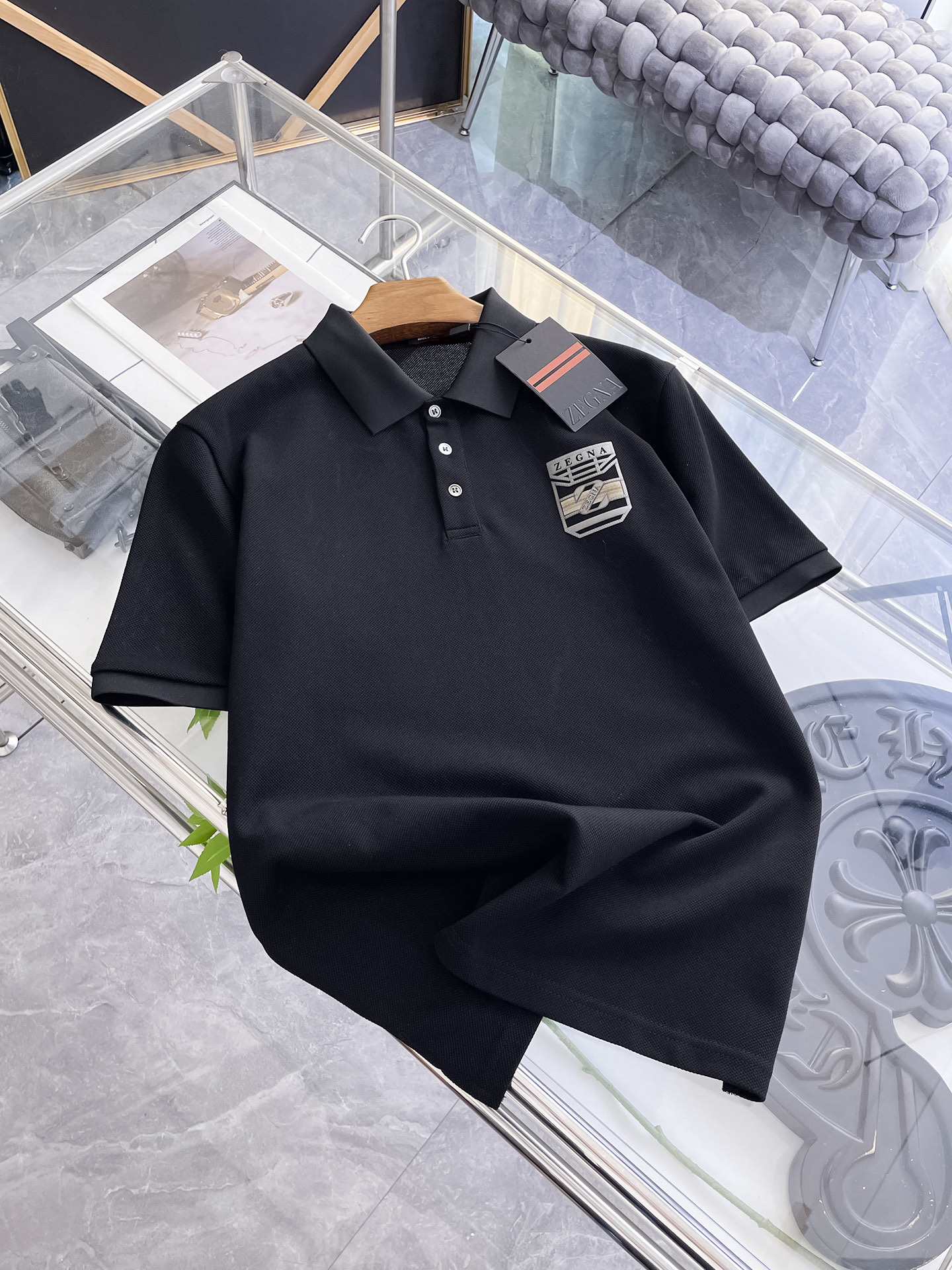 Zegna Men's Short Sleeve Polo Shirt | New Spring Summer Collection 2 i1753168744528 7147 0 1
