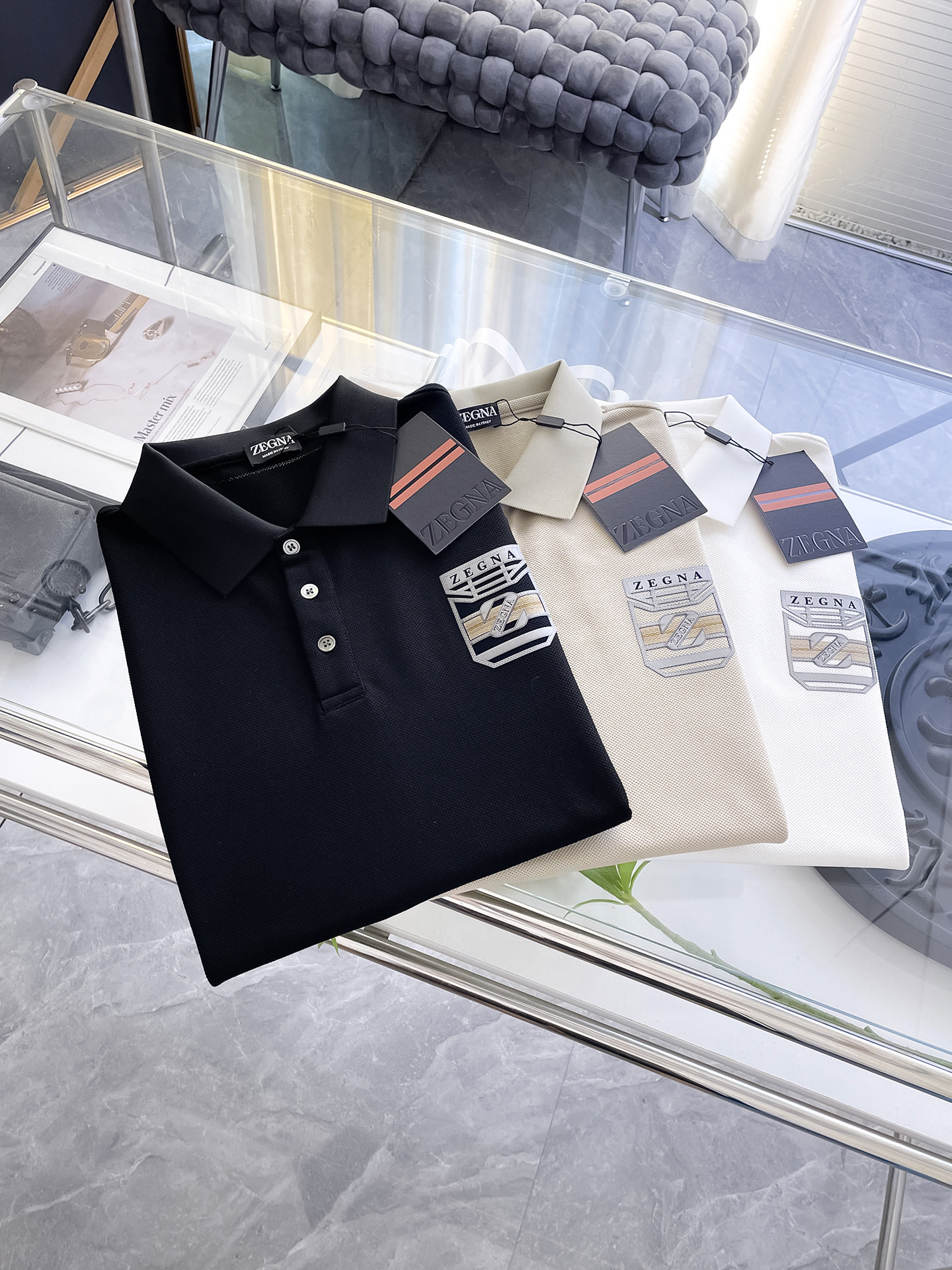 Zegna Men's Short Sleeve Polo Shirt | New Spring Summer Collection 1 i1753168744566 6524 0 0