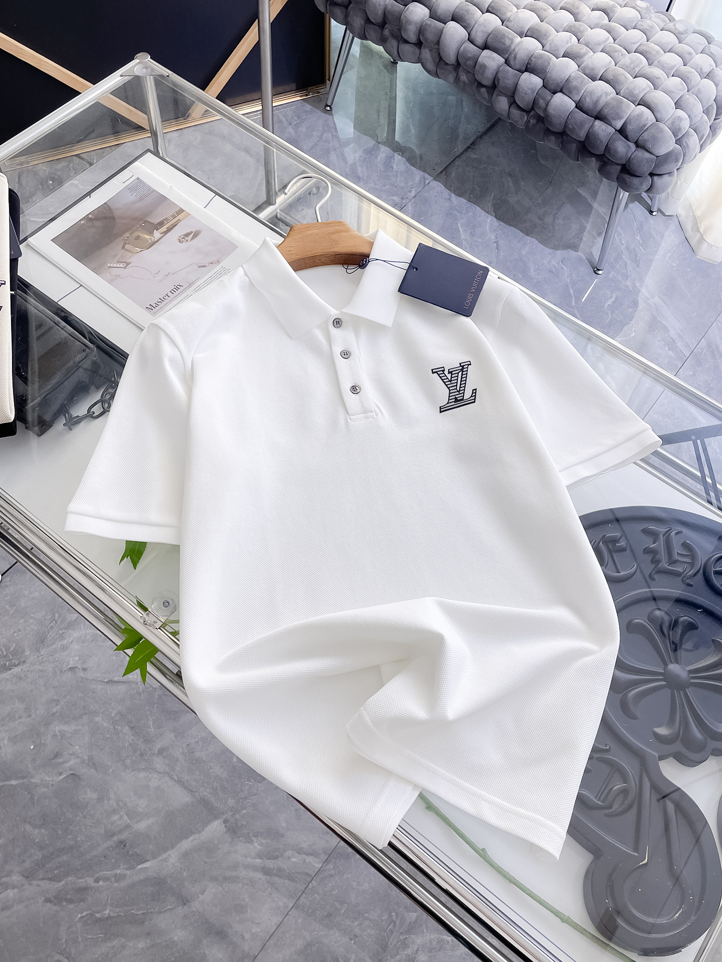 Louis Vuitton 2025 Spring/Summer Short Sleeve Polo Shirt, Three-Label 5 i1753168777480 8089 0 3