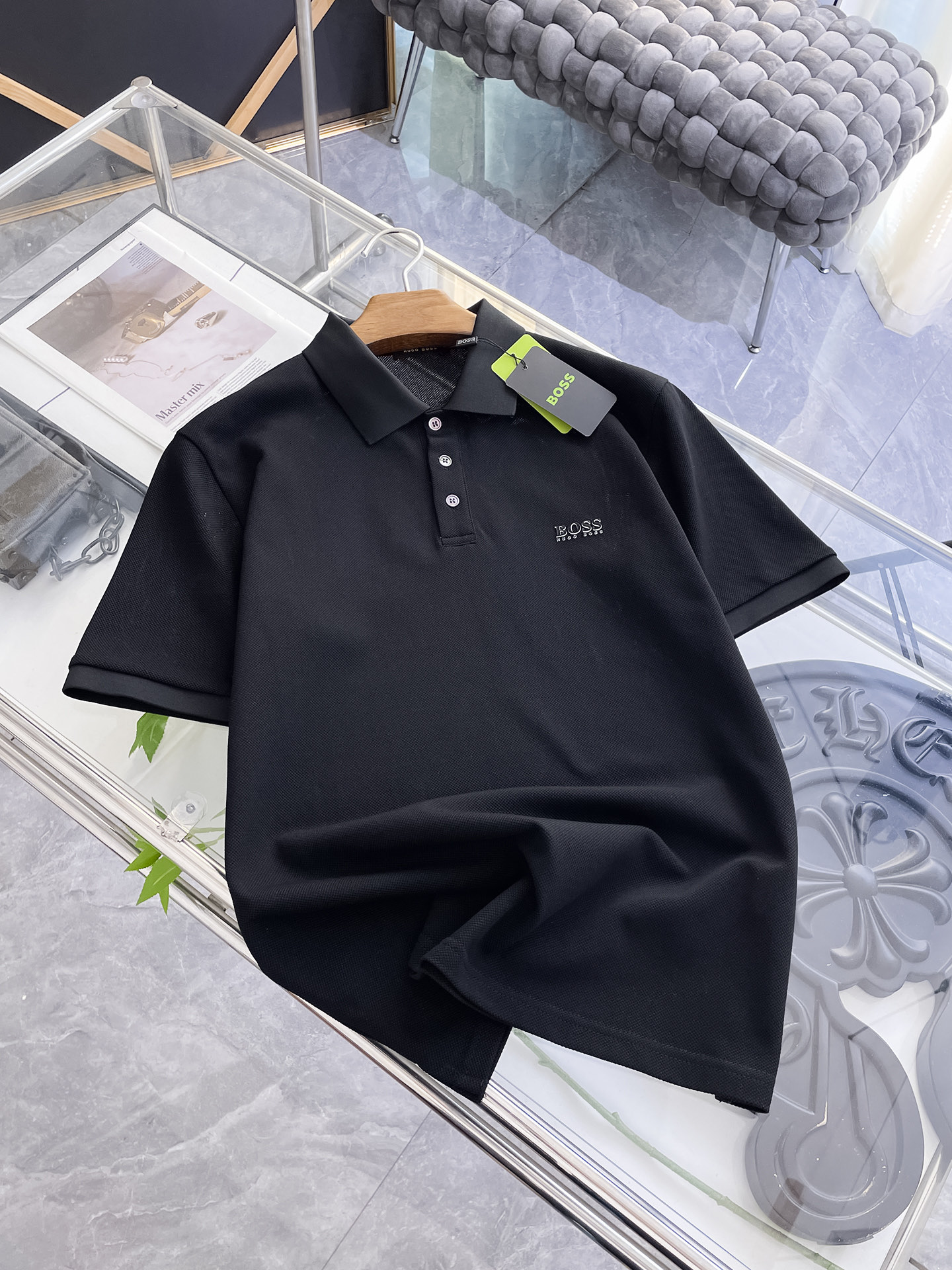 BOSS 2025 Spring/Summer Men's Short Sleeve Polo Shirt - Sizes M to XXXL 3 i1753168816215 8496 0 1