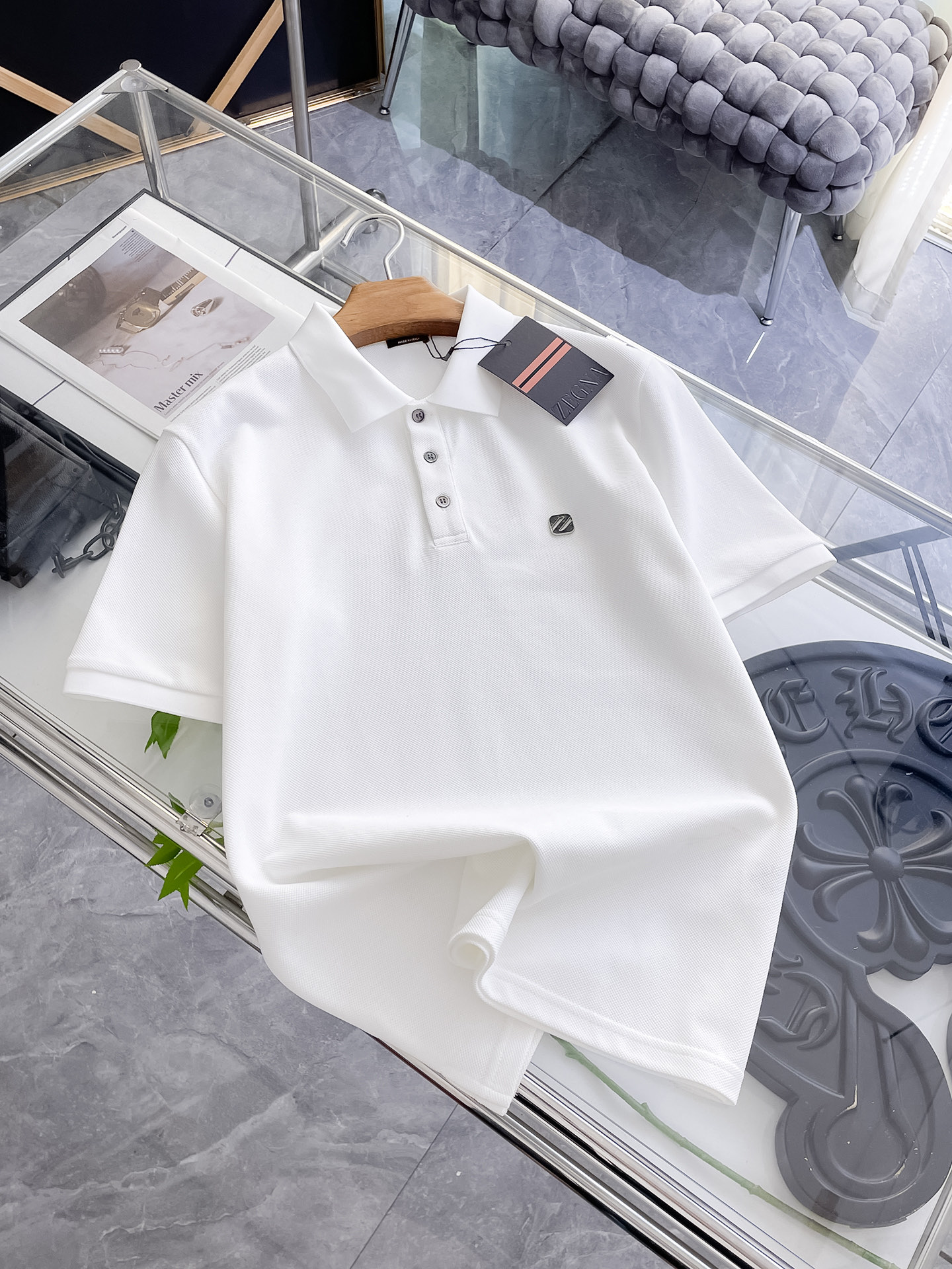 Z Zegna Men's Short Sleeve Polo Shirt - Classic Style and Comfort 6 i1753168890739 748 0 4