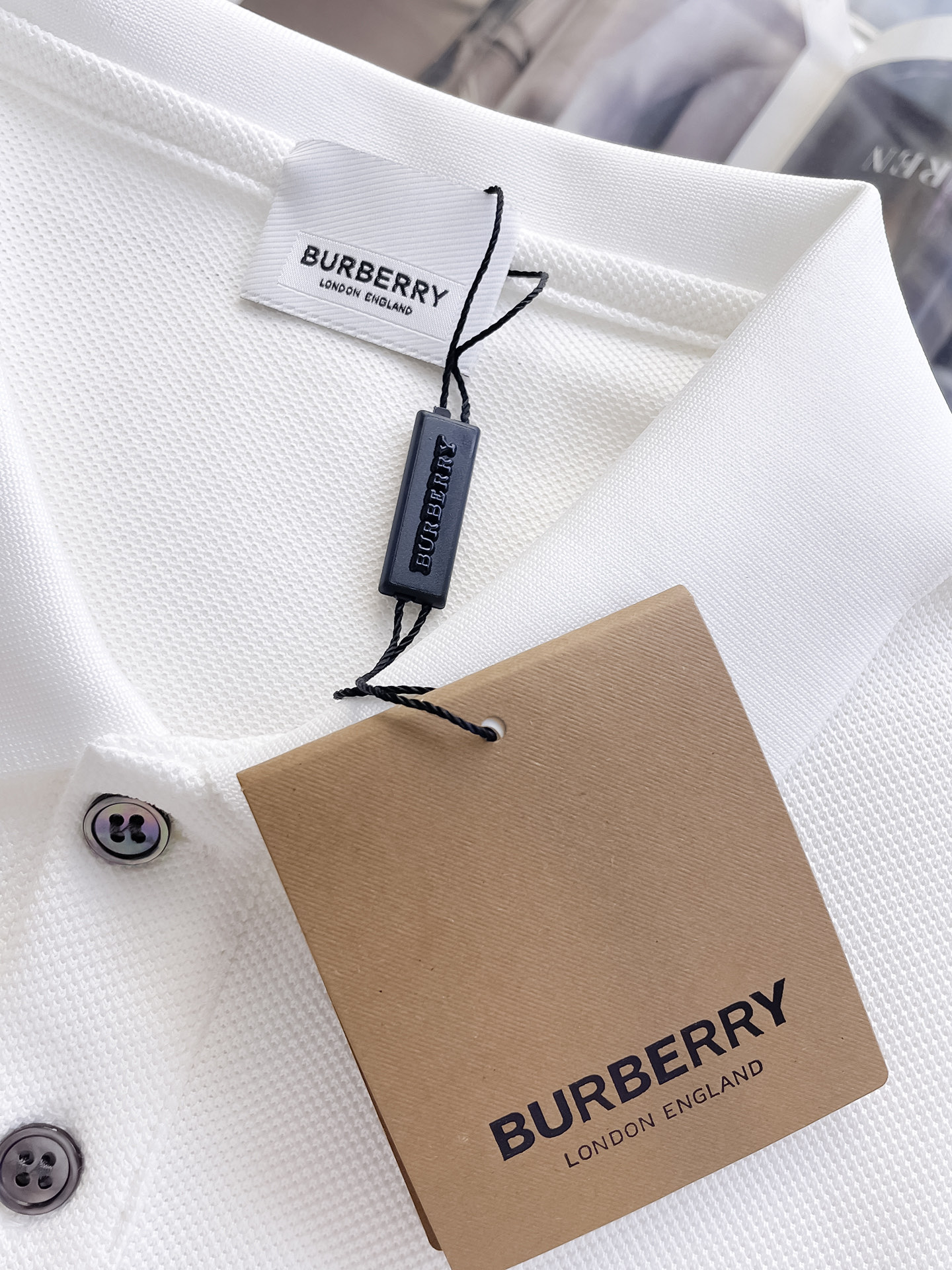 Burberry Men's Short Sleeve Polo Shirt | Classic Fit & Embroidered Logo 10 i1753169067380 2725 0 8