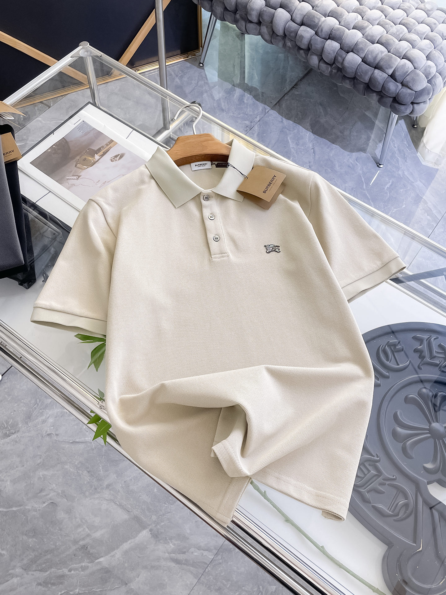 Burberry Men's Short Sleeve Polo Shirt | Classic Fit & Embroidered Logo 5 i1753169076828 2658 0 3