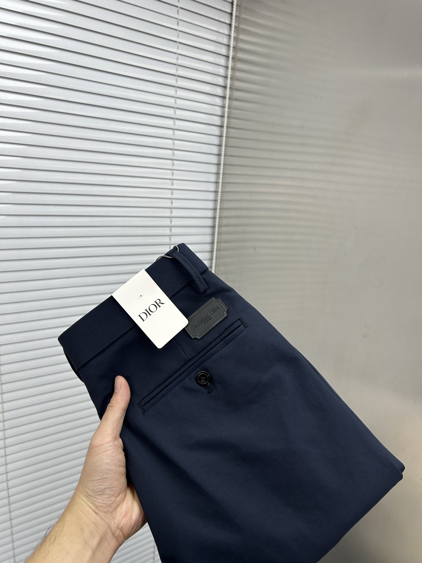 Dior Men's Casual Dress Pants - Premium Fabric, Tailored Fit, All Seasons