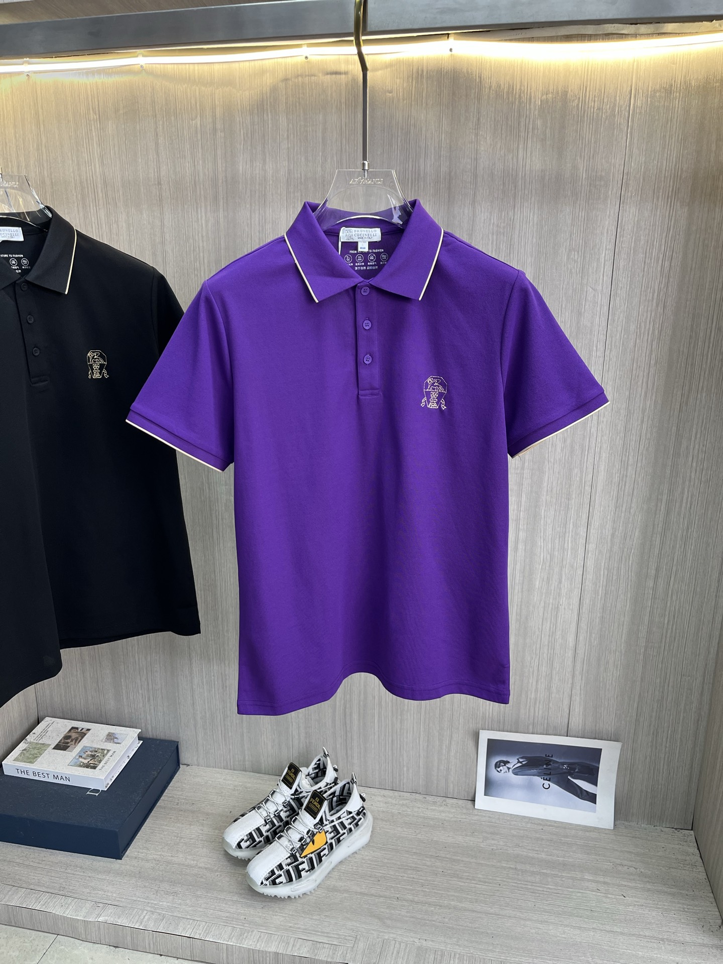 NO:937184,B.C men's 2026 spring and summer new short-sleeved lapel polo shirt, men's elegant and stylish first choice in autumn and winter, long-sleeved lapel, high-end simple series of polo shirts that can be worn all year round!  The upper body is crisp and stylish, and it doesn’t look out of place when worn alone!  Size M-3XL, next day shipping, T-shirt,19860909B.C 男款2026春夏新款短袖翻领Polo衫,男人秋冬季优雅高大尚首选单品长袖翻领,可以穿一整年的polo衫高端简约系列 ！上身挺括有型,单穿内搭毫无违和感！码数Ｍ-3XL,隔天出货,,T-shirt,,Men's clothing