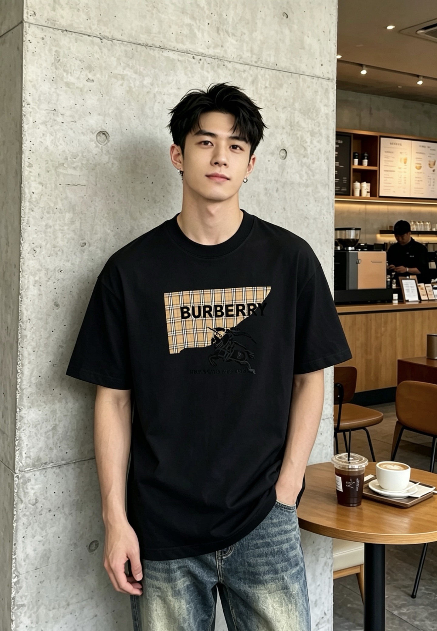 NO:860726,BURBERRY Burberry  2026ss spring and summer high-quality short-sleeved T-shirt for couples, selected 280 grams of high-weight pure cotton fabric, handicraft grade, genuine accessories, stitching and workmanship in line with quality requirements, super easy to match, dropped shoulder style, quality and tailoring design are first-class, full of style, light and versatile color matching. Size S-3XL, dropped shoulder version, please state your height and weight when placing an order, burberry, burberry, T-shirt, tees, t-shirt,19860909BURBERRY巴宝莉 2026ss春夏高品质情侣款短袖T恤,甄选280克高克重纯棉面料,工艺品级别,辅料顶真,车线做工符合精品要求,超级好搭配,落肩款,品质及剪裁设计都堪称一流,型格十足,配色轻熟百搭.尺码S-3XL,落肩版型,下单报身高体重,,burberry,burberry,T-shirt,tees，t-shirt,,Men's clothing