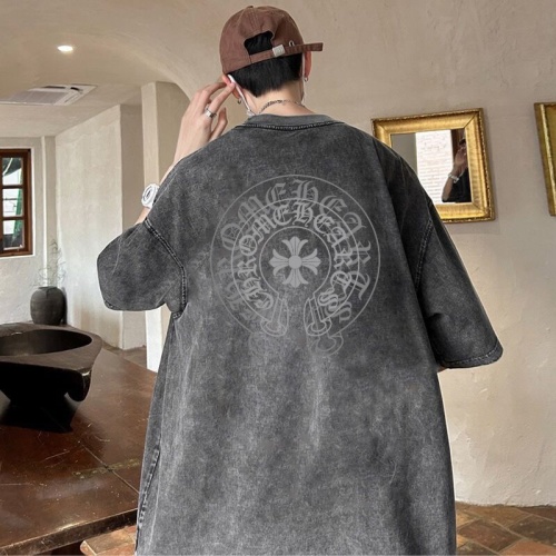 חולצת Chrome Hearts בסגנון וינטייג' במבטח צלב נוחות 1 חולצת Chrome Hearts בסגנון וינטייג’ במבטח צלב נוחות