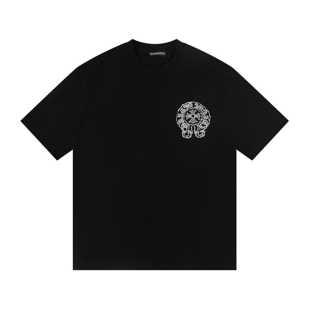 Chrome Hearts Camiseta de Manga Corta con Diseño Estampado en Algodón Premium 4 i1744399172 4511 2