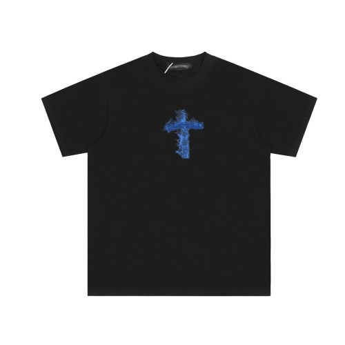 Chrome Hearts Camiseta de Manga Corta con Cruz Azul - Edición 2025 1 Chrome Hearts Camiseta de Manga Corta con Cruz Azul – Edición 2025