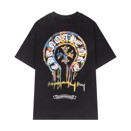 Chrome Hearts 2025SS Vintage Wash Black Cotton Tee - Premium Quality 1 Chrome Hearts 2025SS Vintage Wash Black Cotton Tee – Premium Quality