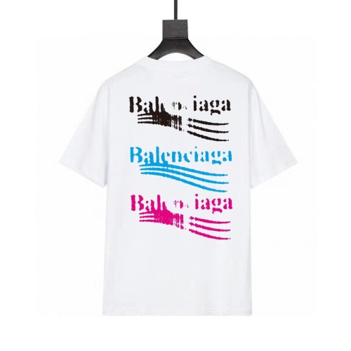 Balenciaga Fluid Letter Print Short Sleeve T-Shirt, Classic Fit 1 Balenciaga Fluid Letter Print Short Sleeve T-Shirt, Classic Fit