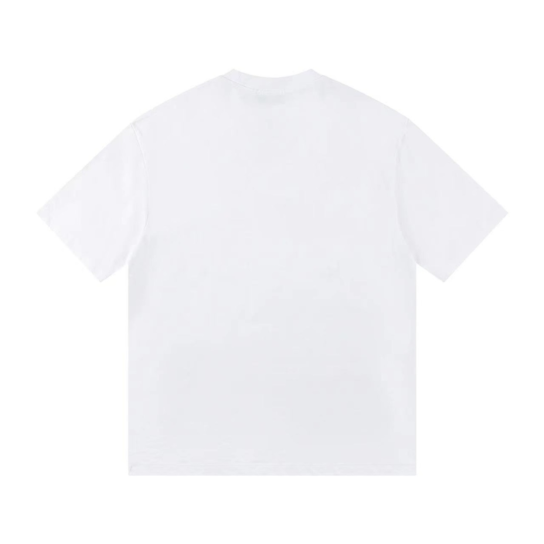 Balenciaga Camiseta con Estampado de Logotipo Fluido para Hombre y Mujer 10 i1744654690 436 6