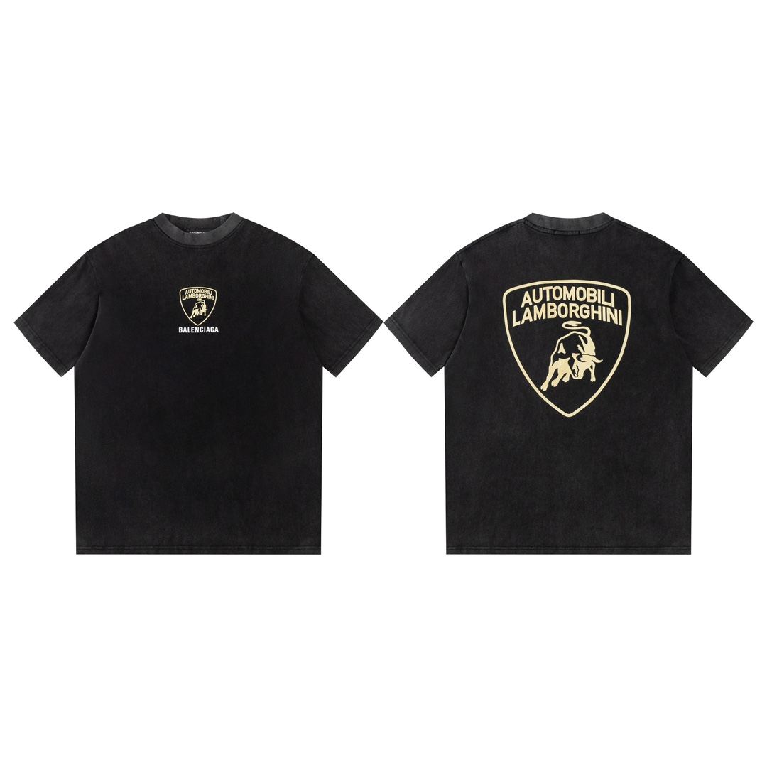 Balenciaga Lamborghini Distressed Logo Tee - Edición Limitada 4 i1744654843 7881 4