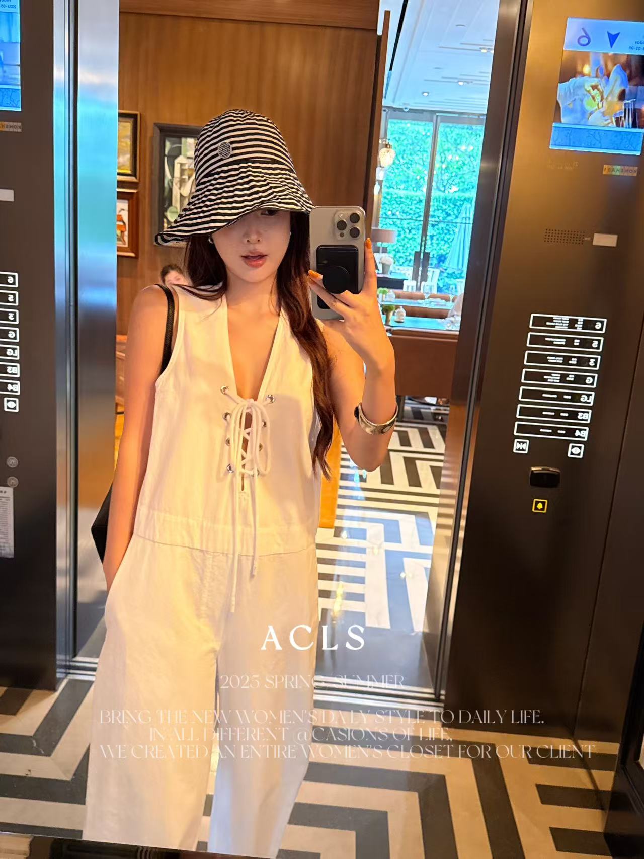 Prada Linen-Cotton Jumpsuit with Triangle Logo - Sleeveless, High-Waisted 8 i1747380557678 4330 0 5