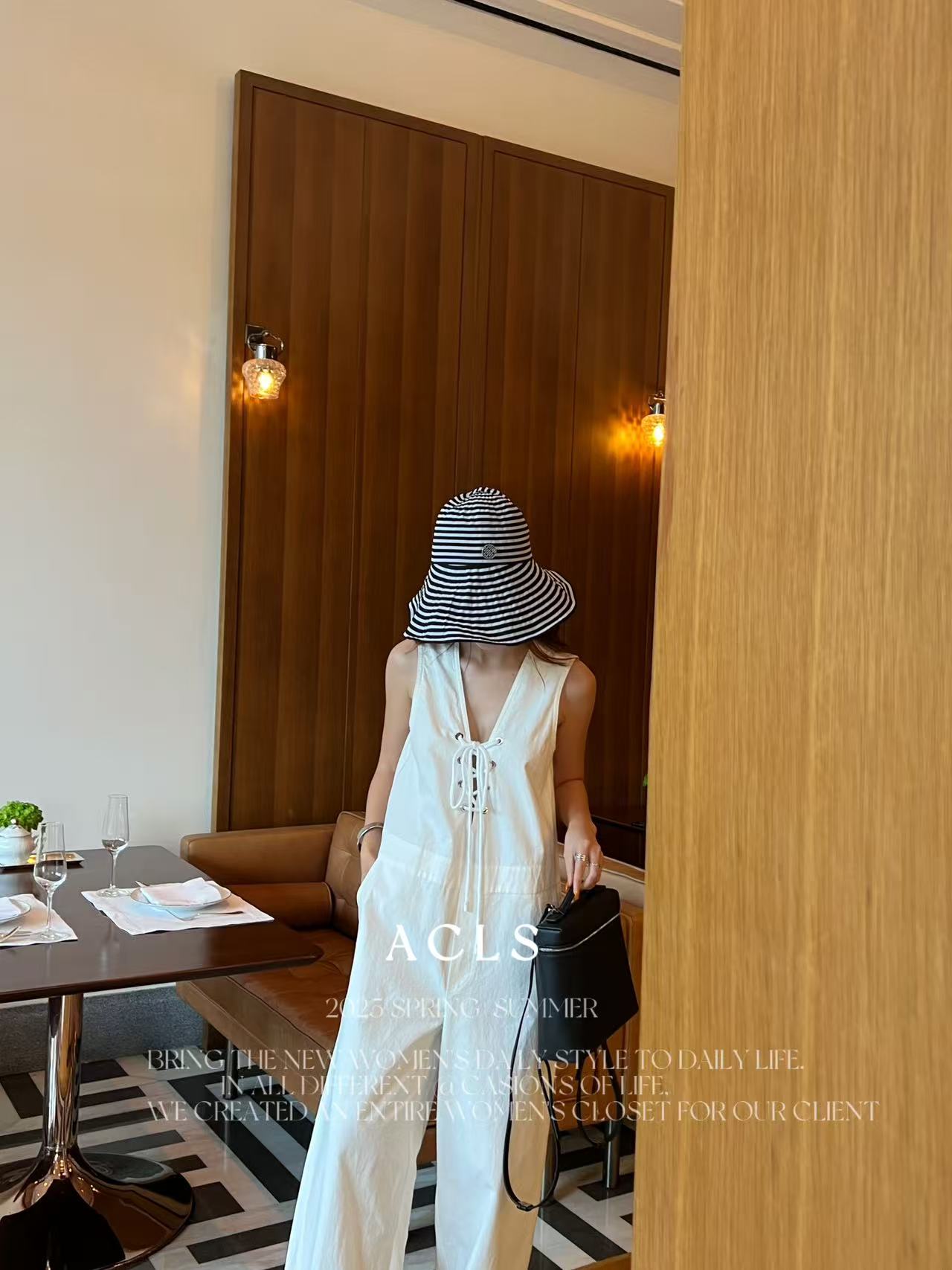 Prada Linen-Cotton Jumpsuit with Triangle Logo - Sleeveless, High-Waisted 6 i1747380557679 3157 0 2