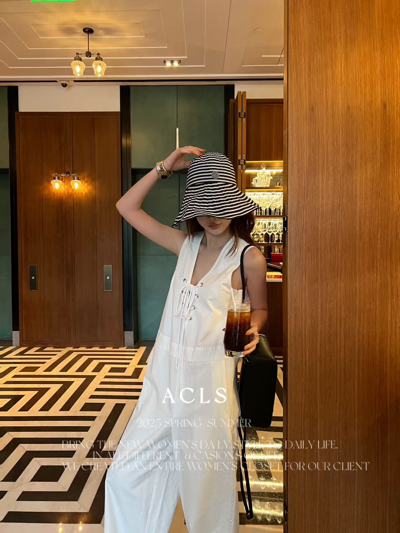 Prada Linen-Cotton Jumpsuit with Triangle Logo - Sleeveless, High-Waisted 3 i1747380558433 4832 0 1