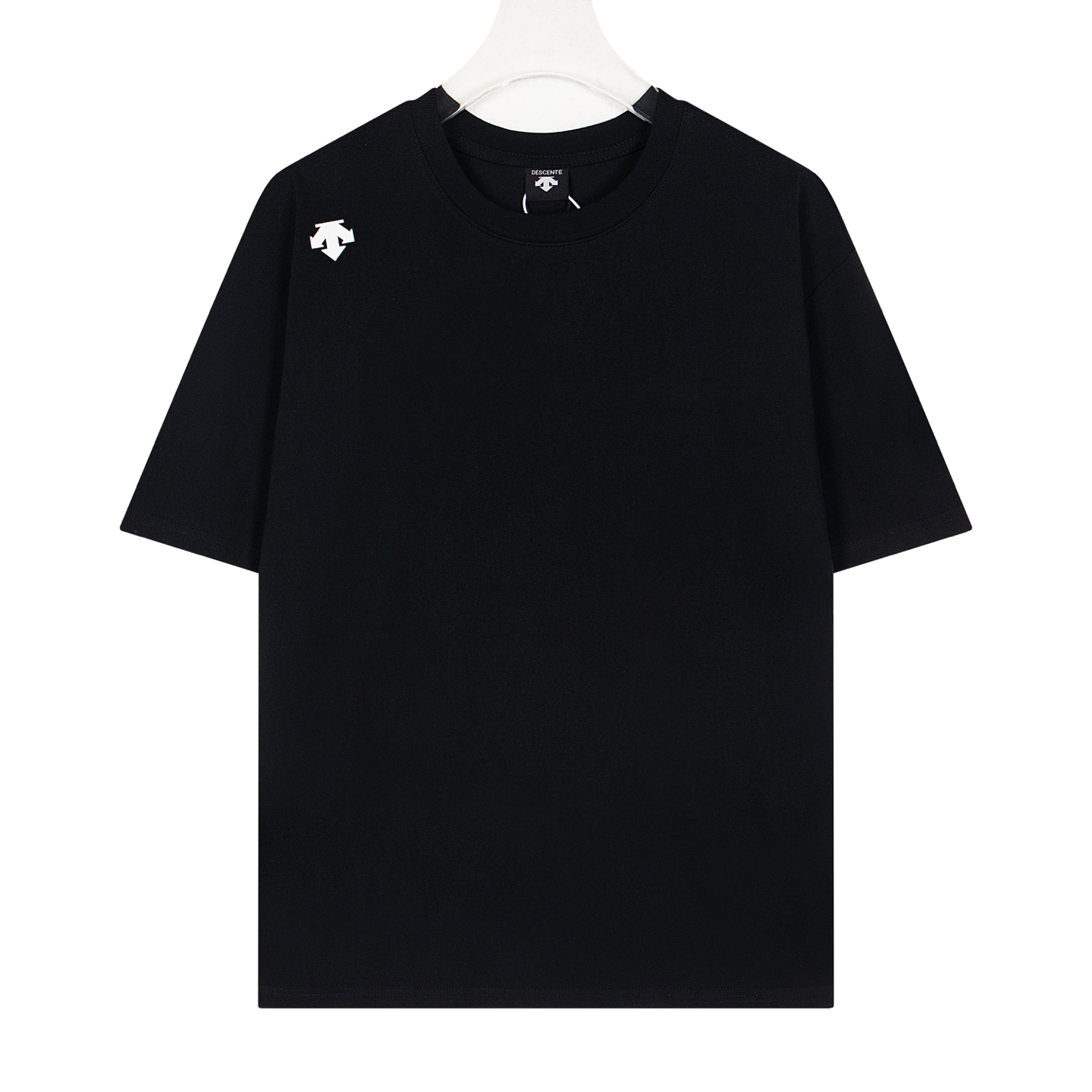 High-Quality Double-Garter Fabric: Disant Descente Series 32s, 280g, Black & White, XS-L