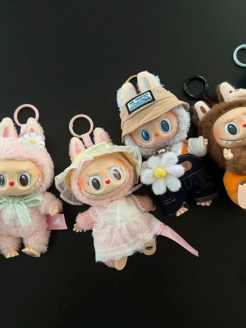 The Monsters Labubu Plush Toy Keychain Cute Doll Pendant Bag Charm Gift 1 The Monsters Labubu Plush Toy Keychain Cute Doll Pendant Bag Charm Gift