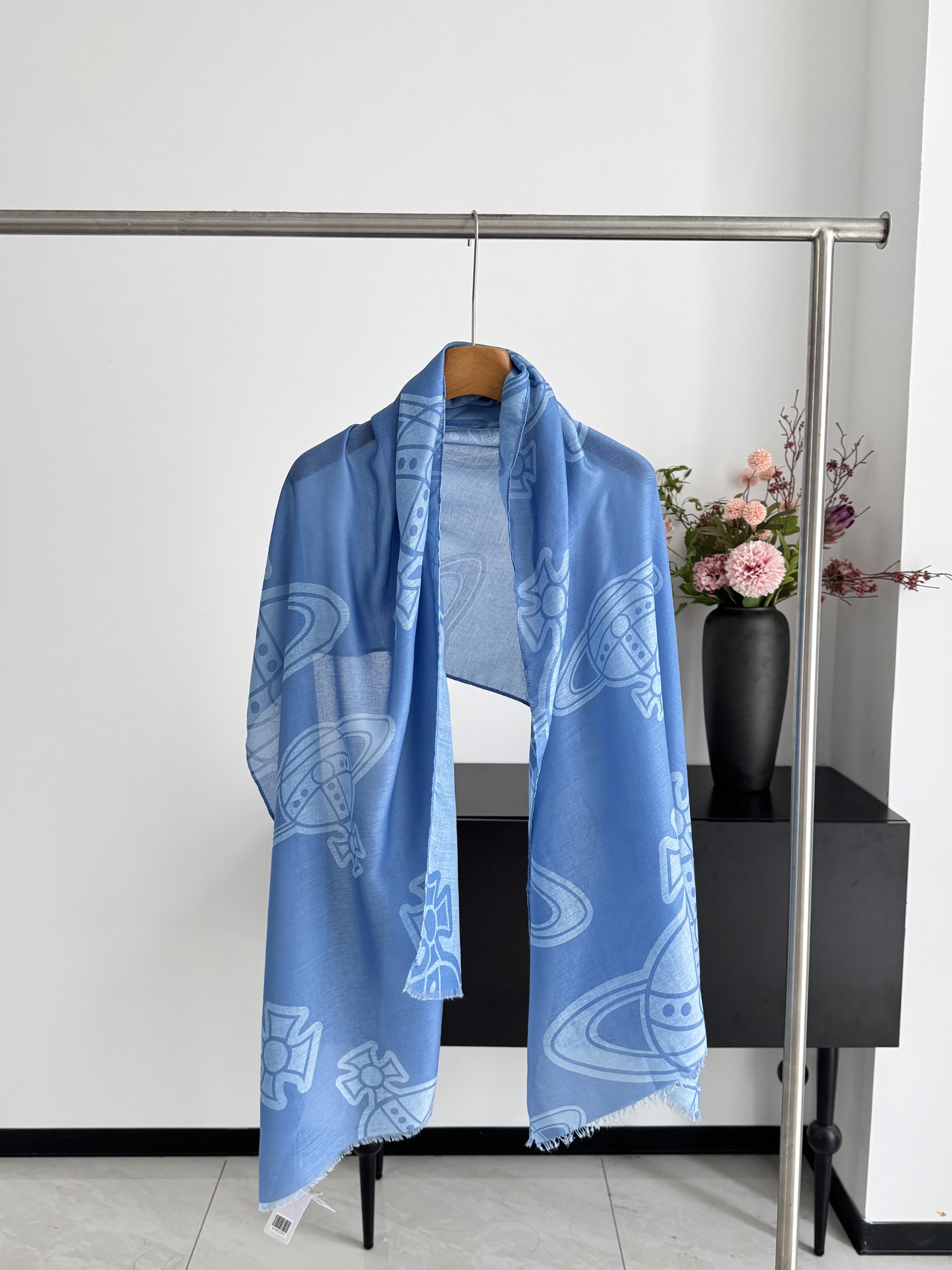 Chanel Haute Couture Silk Twill Scarf Shawl Ref.19F6A3D2 2