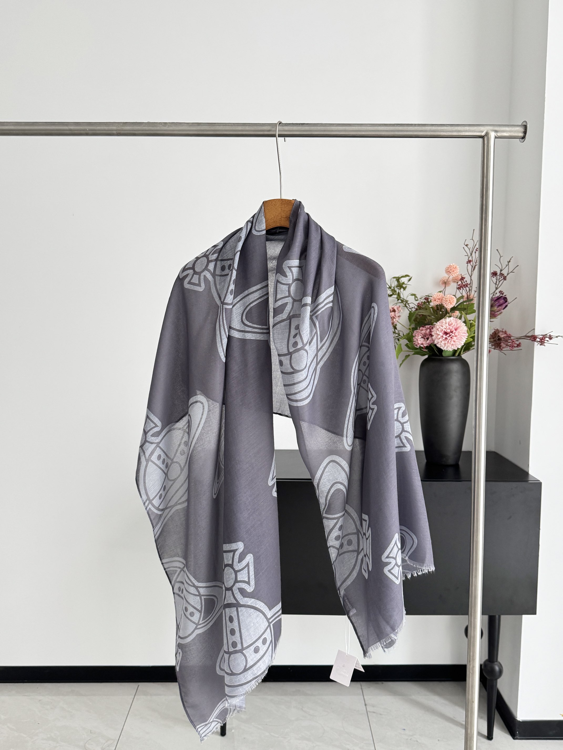 Chanel Haute Couture Silk Twill Scarf Shawl Ref.19F6A3D2 4