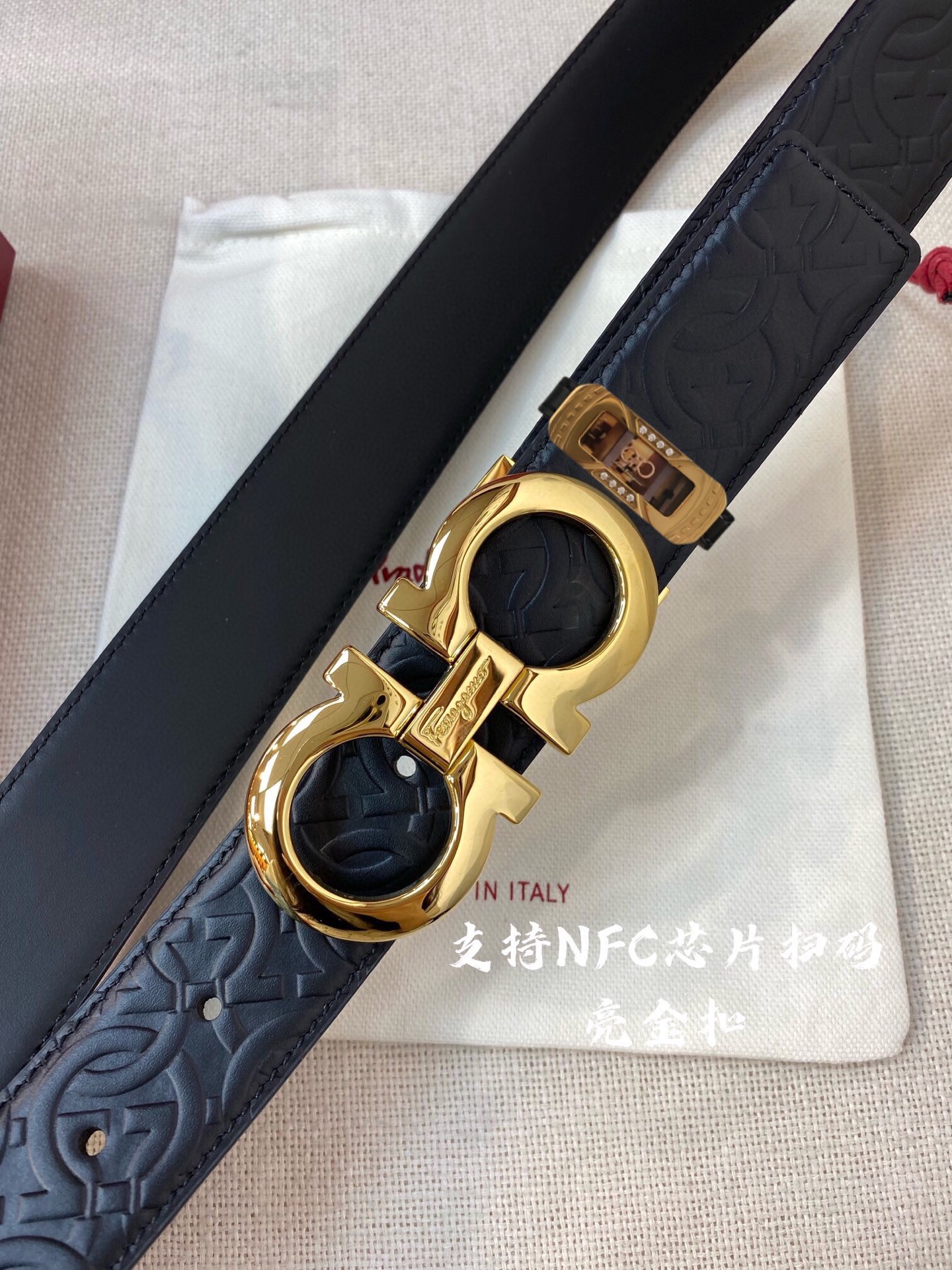Ferragamo 菲拉格慕 NFC-F3.5cm高级定制款男士皮带 ，双面进口牛皮，自行选择搭配 真材实料 很有质感 不失风范 可自行裁剪
