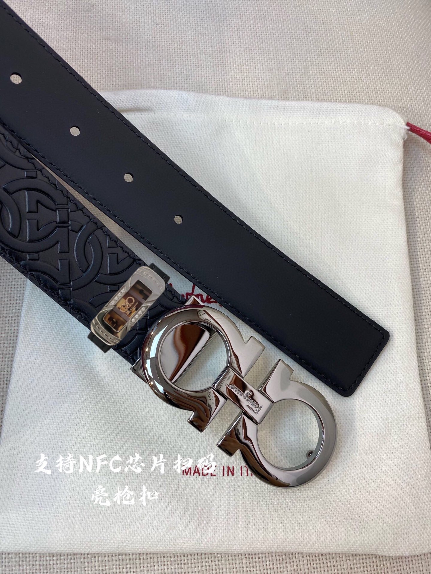 Ferragamo 菲拉格慕 NFC-F3.5cm高级定制款男士皮带 ，双面进口牛皮，自行选择搭配 真材实料 很有质感 不失风范 可自行裁剪