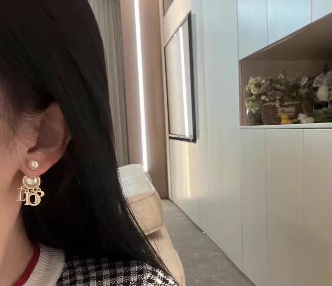 Dior 迪奥 字母耳钉 7