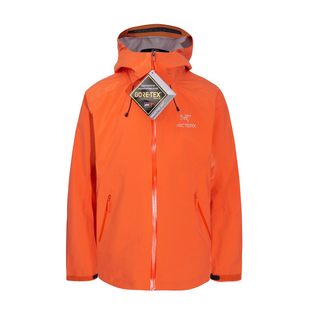 Ajuste de precio para ARC TERYX BETA LT Fino Orange Jacket-Chaqueta Arc'teryx GTX para hombre, resistente al agua, de c…