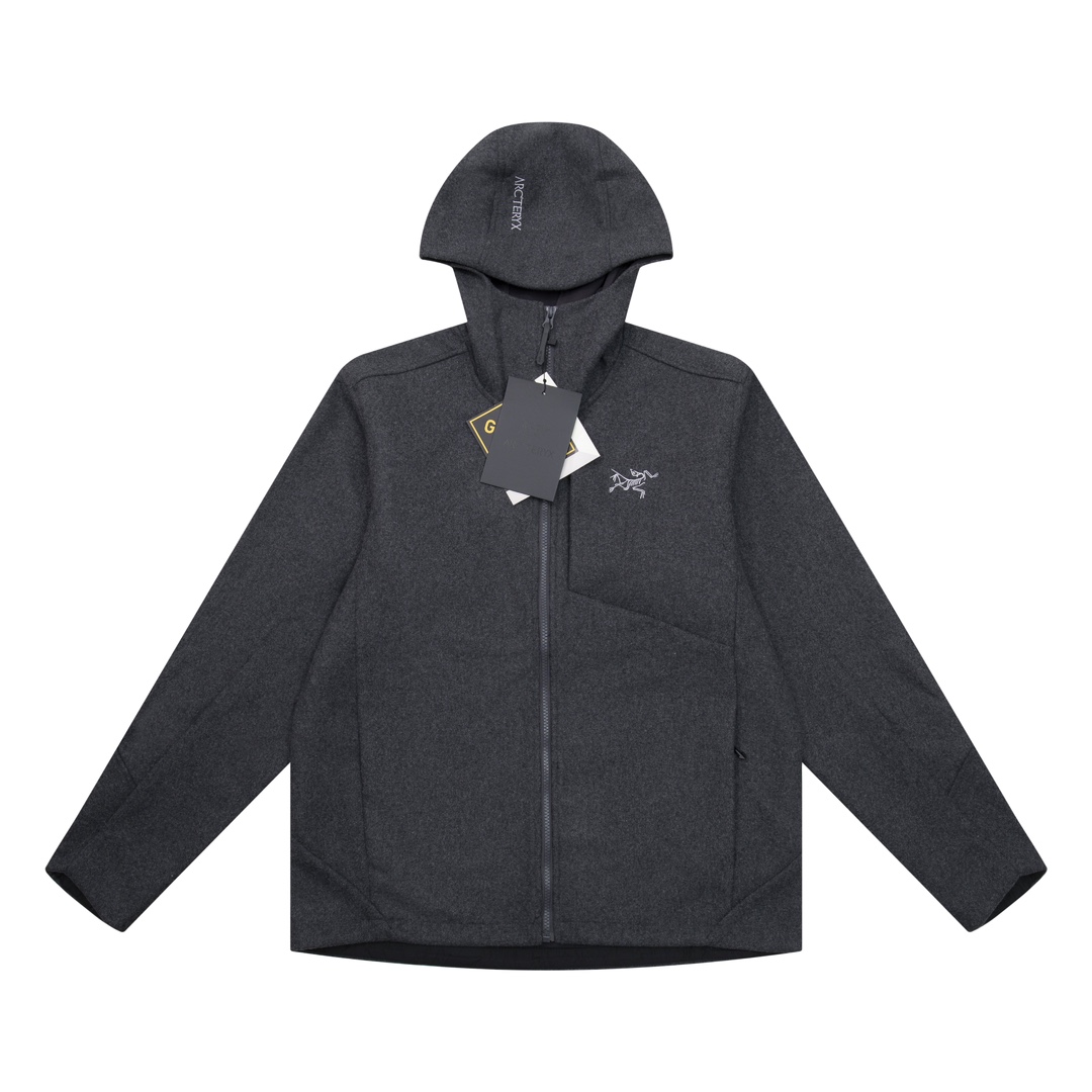 Recomendada principalmente con fines de lucro, la versión superior de ARC'TERYX Sawyer Wool Hoody chaqueta de lana con …