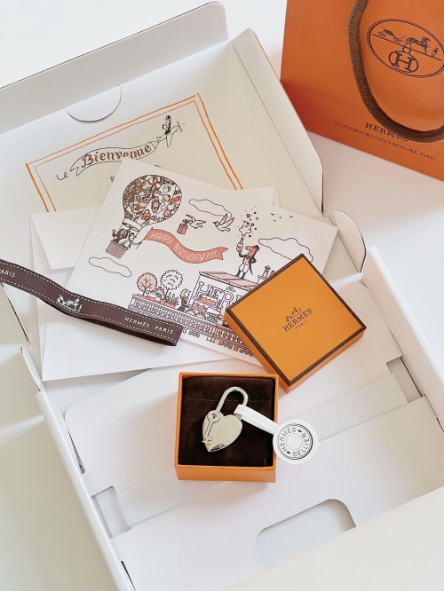 Hermès Cadena Vintage Animal Padlock Silver Charm Pendant Necklace 1 Hermès Cadena Vintage Animal Padlock Silver Charm Pendant Necklace